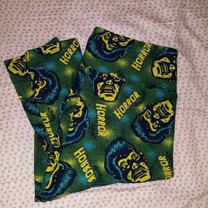Lularoe Halloween Frankenstein OS Leggings